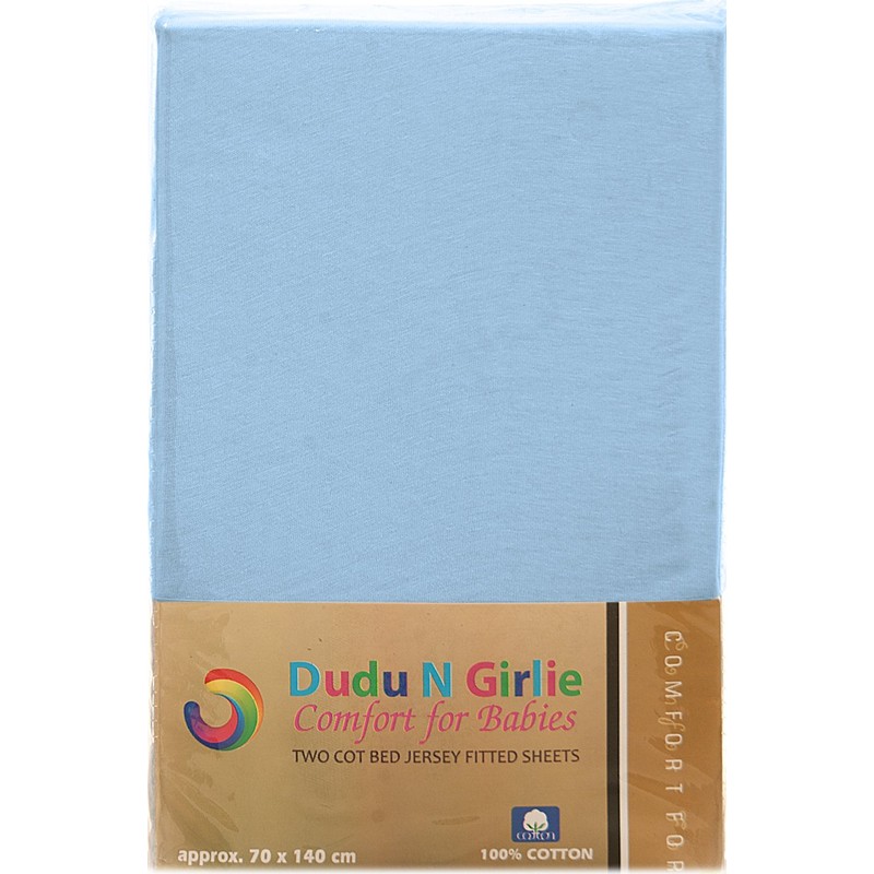 Dudu N Girlie - Cot Fitted Sheets 140 x 70cm