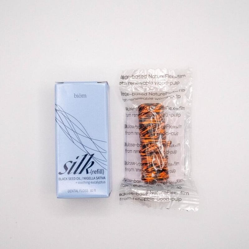 Silk Expanding Dental Floss:_Glass Jar