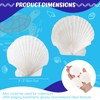 GlikCeil 100 Pcs Sea Shell for Crafting Natural Large Scallop