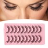 Pestañas Postizas, 10 Pares, Reutilizables, Suaves, 3D, Multicapa, Pestañas Postizas,