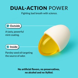 Zelmin's Minty Mouth Breath Freshener - (3 Pack) Long Lasting Bad Breath Treatment for Adults, Instant Freshness Helps with Dry Mouth, Natural Breath Mints for Travel, Alcohol-Free, Keto, Gluten-Free