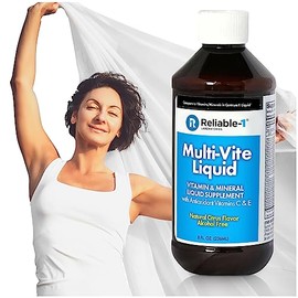 Reliable-1 Laboratories Multi-Vite Multivitamínico líquido para adultos. Suplemento antioxidante de vitaminas líquidas para apoyar la inmunidad, el...
