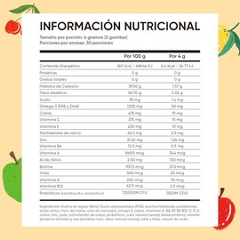 NUVI + Gomitas de Vitaminas + Minerales + Probióticos para niños | Suplemento alimenticio sin azúcar añadida, con colorantes y saborizantes 100% natur
