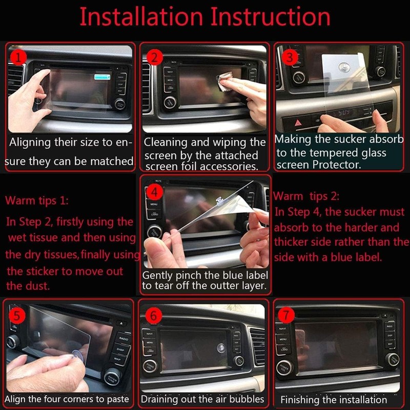 TTCR-II Compatible with 2025 Kia K5 Screen Protector Tempered Glass