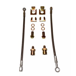 Papi Noah 1978-79 Seville Metic Caliper Braided Stainless Steel Brake Line Hose Full Kit