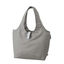 MOTTERU/モッテル Kururito Cooler Mini Market Bag | Eco Bag, Insulated, Stylish, Foldable, Compact, Fabric, Cute, Outdoor, Gift (Gray)