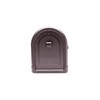 Architectural Mailboxes Roxbury Galvanized Steel Post Mount Mailbox, 7900-5RZ-CG-10, Rubbed
