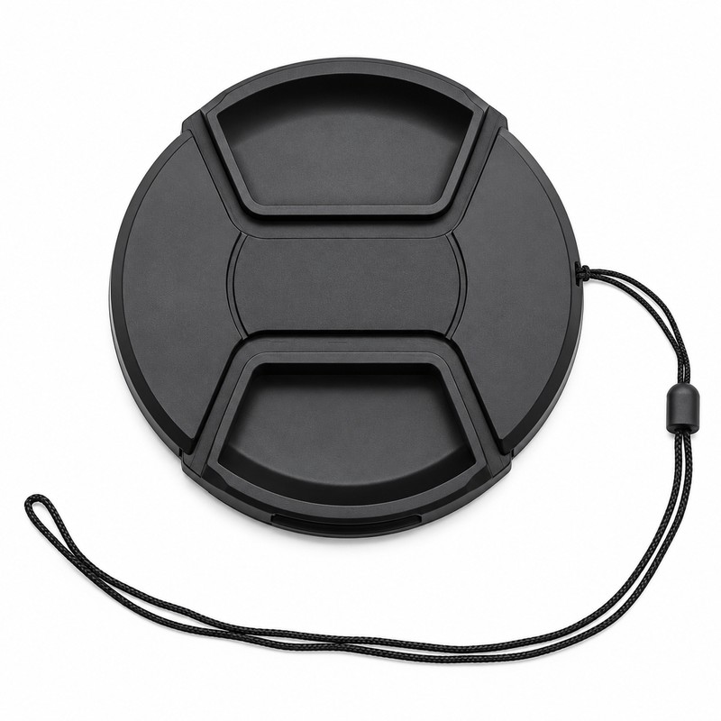 Center Pinch Lens Cap for Camera Lenses – 95mm, 105mm
