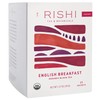 Rishi Tea English Breakfast Tea - Organic Sachet Tea Bags,