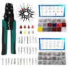 812Pcs Pin Connector Kit with Crimping Pliers - Terminal Pin