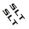 SLT 2-PC Black Nameplate Emblem HD Badge for GMC Yukon