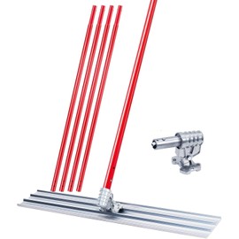 48"x8" Bull Float Kit Magnesium Bull Float for Concrete Finishing Heavy-Duty Cement Smoothing Tool With 4 Float Handle Bracket