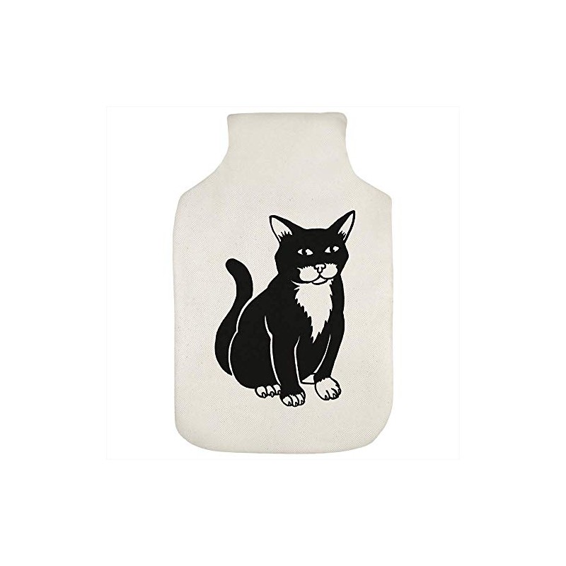 'Cat' Hot Water Bottle Cover (HW00000371)
