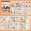 Dwpetzo Leisure Time Journaling Sticker Book for Junk Journal Supplies,