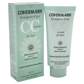 Covermark Women's Complete Care CC Waterproof SPF 25 Face Cream, Caramel Brown, 1.35 Ounce