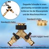 2-Way Y-Splitter 3/4 Inch Off, for Two Inlet Hoses or