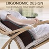 SofGlowly Lumbar Support Pillow for Recliner,Large Memory Foam Back Support