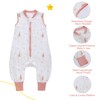 amo nenes Baby Sleeveless Sleeping Bag with Feet, Baby Sleep