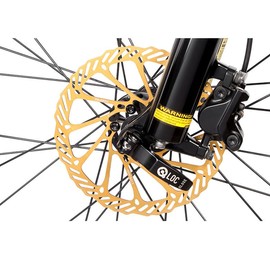 HOUSON Bicycle Brake Disc, 160mm 180mm MTB Discs for Road Bike, Mountain Bike, MTB, BMX, City Bike, G3 160MM Gold