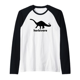 Herbivore - Vegetarian Gift Animal Lover Vegan Cruelty Free Raglan Baseball Tee