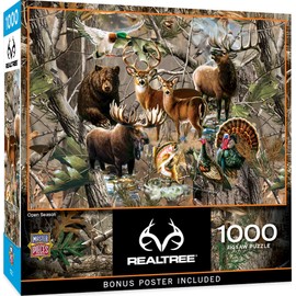 MasterPieces 1000 Piece Jigsaw Puzzle for Adults, Family, Or Kids - Open Season - 19.25"x26.75"