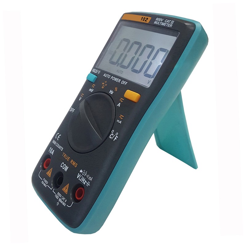 RICHMETERS RM102 True RMS Multifunctional LCD Digital Multimeter DMM DC