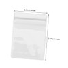 IWOWHERO Portable Ring Storage Pouches 100 Pack PVC Jewelry Bags