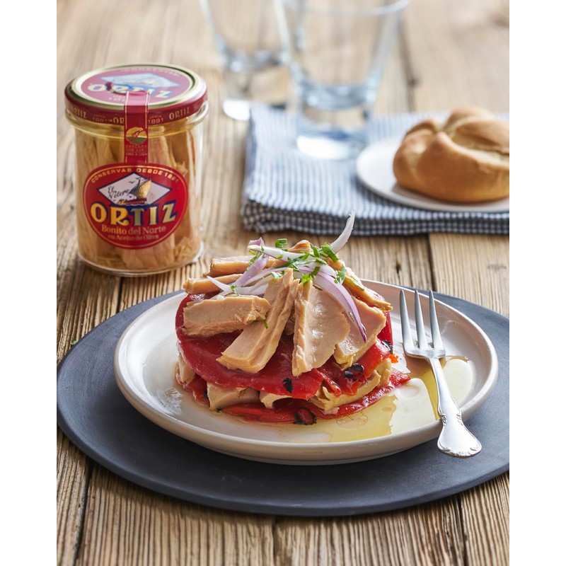 Ortiz Tuna in Olive Oil, 7.76oz Glass Jar | Superior