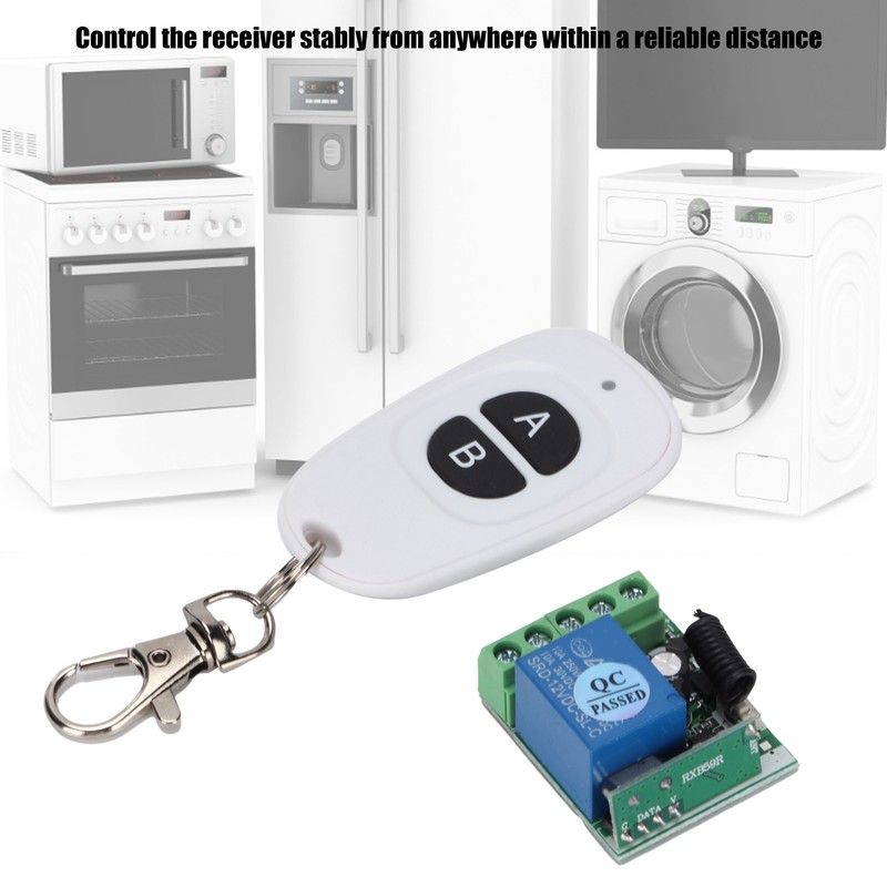 Wireless Remote Control Switch Transmitter Receiver Wireless Control Switch 433MHz