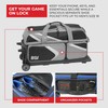 BSI Dash Triple Roller Bowling Bag with Smooth Rolling Wheels,