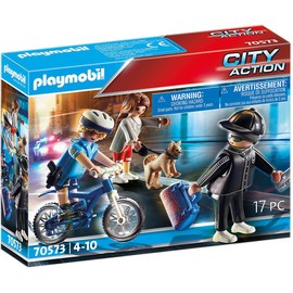 Playmobil City Action 70573 bicycle with Thief, Ages 4+