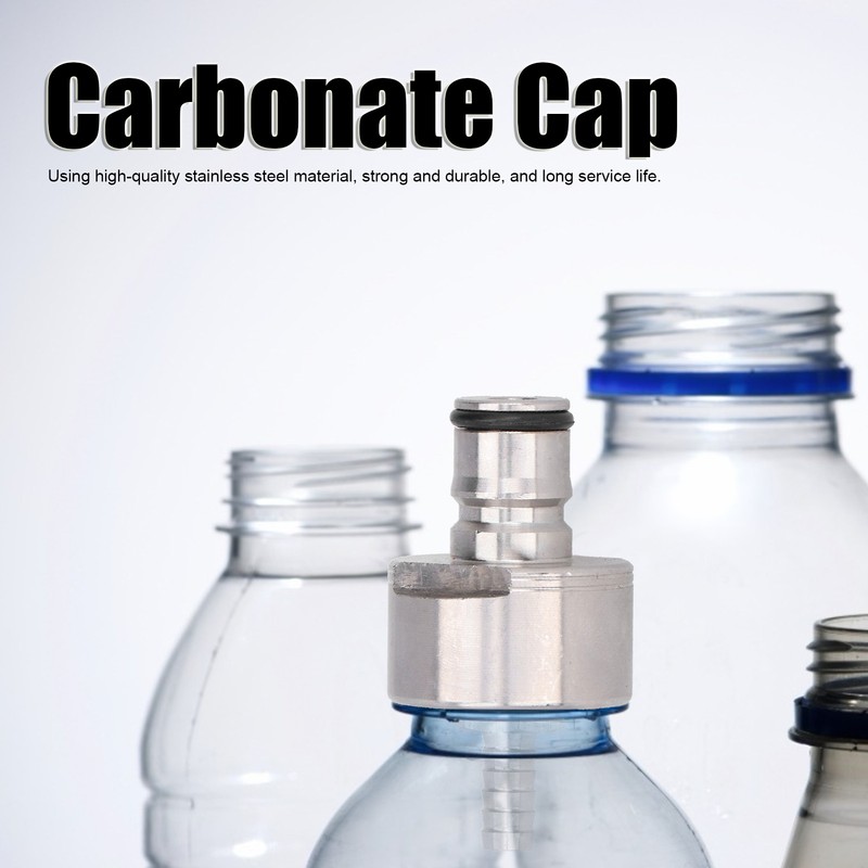 Carbonation Cap with O Ring Stainless Steel Carbonate Cover Home