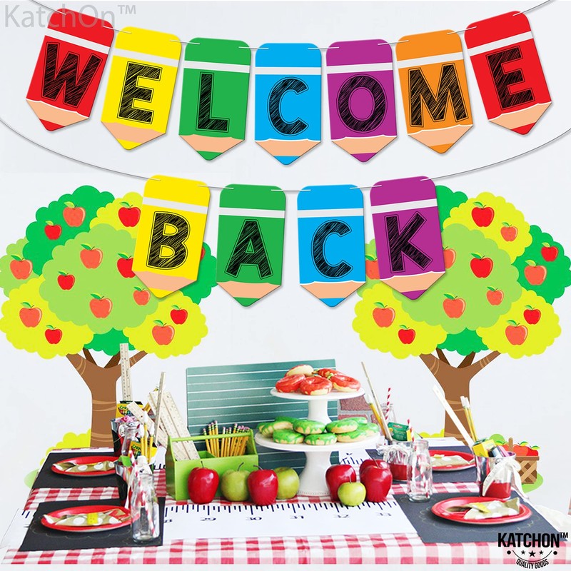 KatchOn, Welcome Back Banner for Classroom Decorations - Large, 10