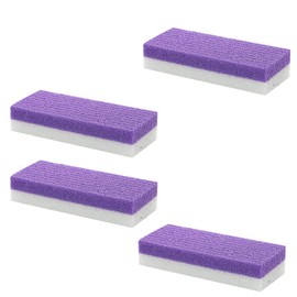 AIMALL 4X Pumice Foot Stone File Exfoliate Rasp Dead Skin Scrub Pedicure Remove Sands, Ergonomic Design for Dead Skin Removal, 5.12x1.97x0.98 In