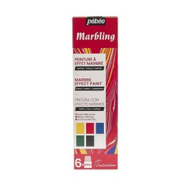 PEBEO MARBLING Initiation Set, 20 ml (Pack of 6)