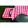 Camco Classic Red & White Checkered Picnic Blanket with Waterproof