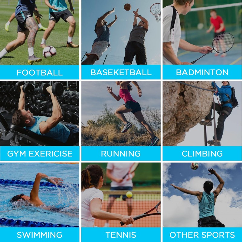 OK TAPE PRO Original Kinesiology Tape Pre-Cut Strips, Latex Free