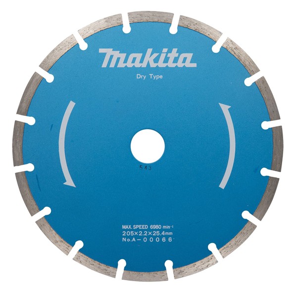 Makita A-00066 Diamond Wheel, Outer Diameter 8.1 inches (205 mm), Segment