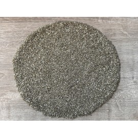 Pyrite Sand Chips – Natural Mini Pyrite Sand Stones, Crushed Undrilled Pyrite Sand, Semi-Tumbled Genuine Pyrite Sand (1/4 lb)