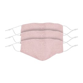 Saro Children Linen Face Mask | Pink | 7" x 4" | 1 Pc.