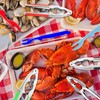 Bougraite Crab Crackers and Tools, 3 Pcs Crab Crackers with