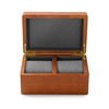 Oirlv SM14902 Wooden Watch Case 2 Display Storage Portable Mini
