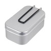 Aluminum Lunch Box Folding Handle Portable Stainless Steel Light Weight