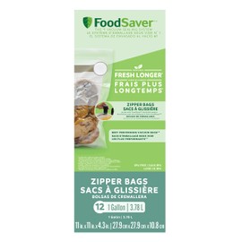 FoodSaver 1-Gallon Vacuum Zipper Bags