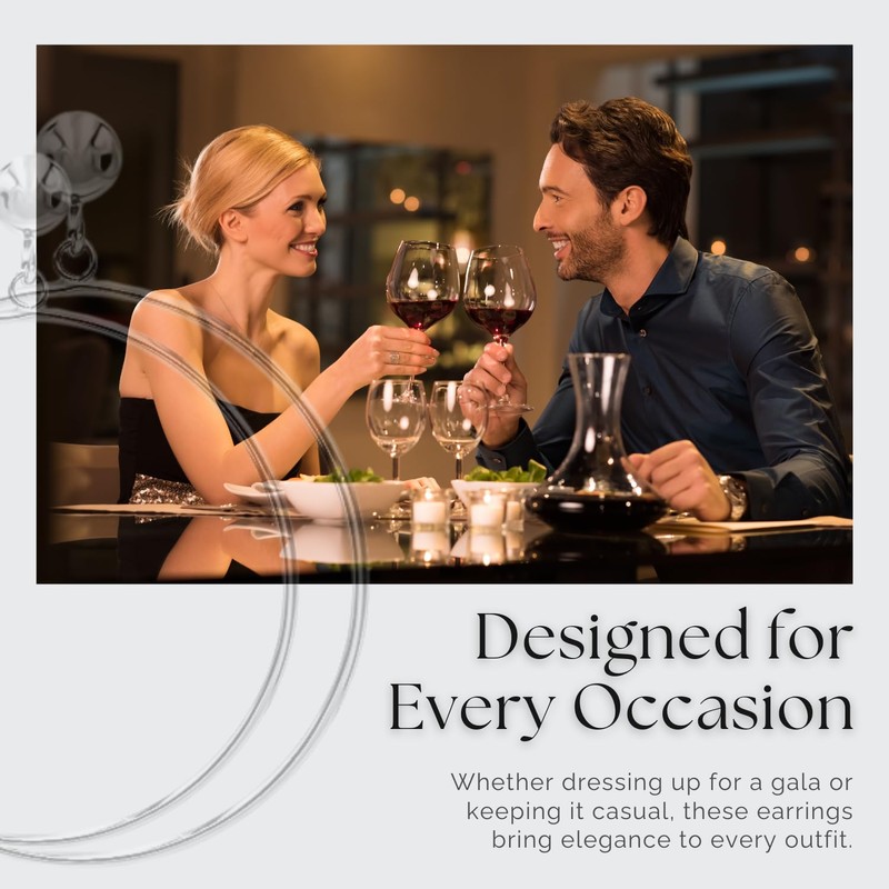 Sterling Silver Open Round Hoop Drop Dangle Earrings 5mm Bead