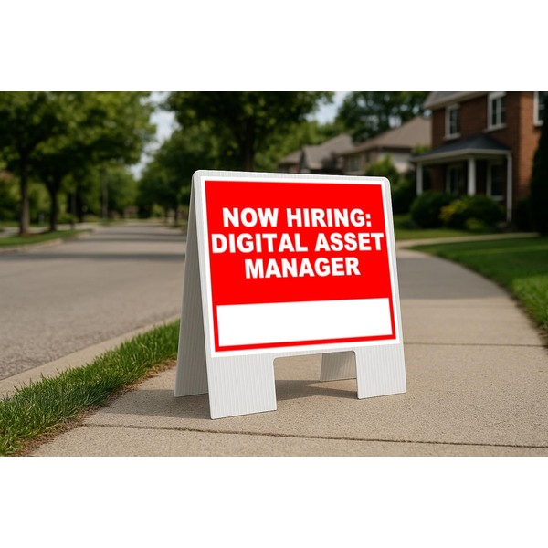 Now Hiring Digital Asset Manager Write On Me Red Folding