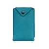 Abrasas Thin Card Case, Made in Japan, Turquoise