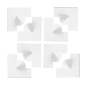 Tabanzhe Magnetic Window Screen Corners Accessories-8PCS DIY Window Screen Corner Handles for Seamless Repairing Fixing Screens Effective Mosquito Protection(White)