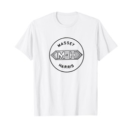 Masey Harris Vintage Tractor Drawn Classic Farming Heritage T-Shirt