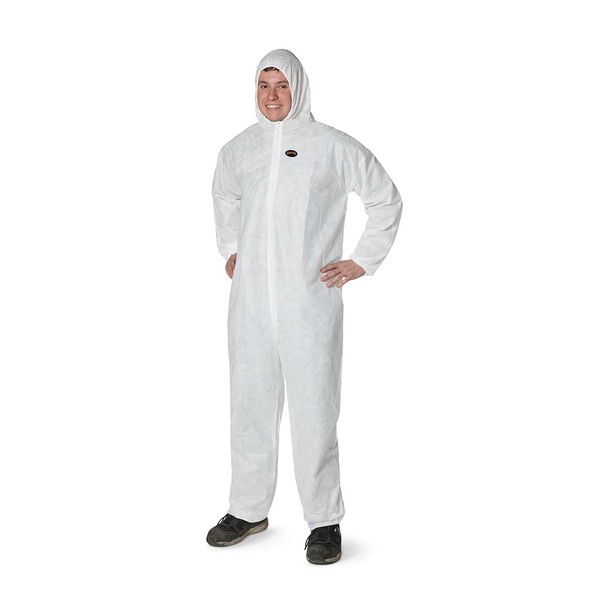 Pioneer Disposable Coveralls - Protects from Dust, Dry Particles, Fluids